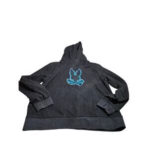 Psycho Bunny Childrens 10-12 Black Hoodie
